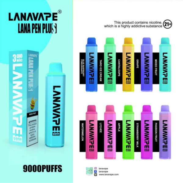 Lana Pen Plus 9000 Puffs Top Vape Online Reseller In Malaysia